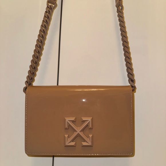 Off-White Jitney Patent Leather Shoulder Bag - Picture 13 of 13